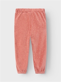 NAME IT Velour Glimmer Bukser Nelly Light Mahogany